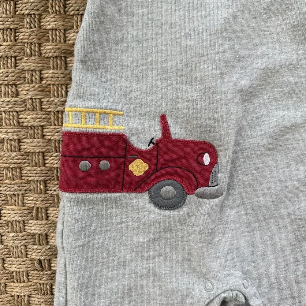 2003 Gymboree Firetruck Embroidery Baby Boy’s One Piece Size 3-6 Months